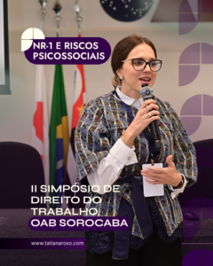 II Simpósio de Direito do Trabalho – NR-1, Riscos e Doenças Psicossociais.